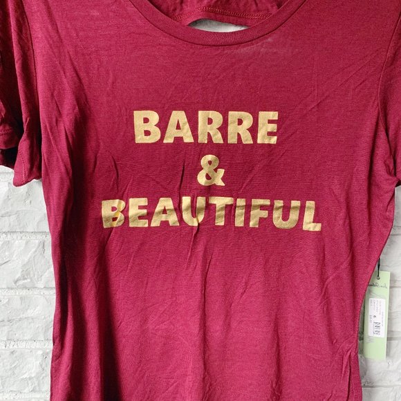 NWT Sam Edelman Barre Workout Tee - Size Small - Picture 4 of 7